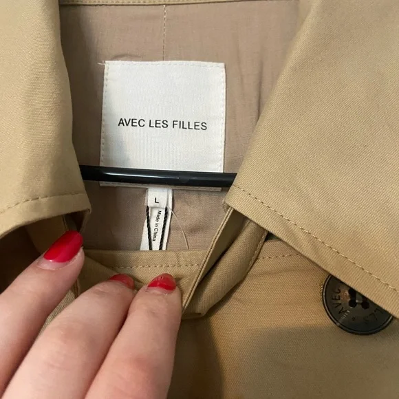 Anthropologie Trench cropped vest - Picture 2 of 5